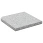 vidaXL Base de peso de sombrilla de granito cuadrada gris 25 kg vidaXL Base de peso de sombrilla de granito cuadrada gris 25 kg
