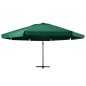 vidaXL Sombrilla de jardín con palo de aluminio verde 600 cm vidaXL Sombrilla de jardín con palo de aluminio verde 600 cm