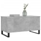 vidaXL Mesa de centro madera contrachapada gris hormigón 90x44,5x45 cm vidaXL Mesa de centro madera contrachapada gris hormigón 90x44,5x45 cm