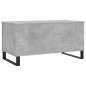 vidaXL Mesa de centro madera contrachapada gris hormigón 90x44,5x45 cm vidaXL Mesa de centro madera contrachapada gris hormigón 90x44,5x45 cm