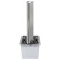 vidaXL Fuente de jardín de acero inoxidable plateado 60,2x37x122,1 cm vidaXL Fuente de jardín de acero inoxidable plateado 60,2x37x122,1 cm