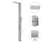 vidaXL Ducha de exterior de acero inoxidable cuadrada