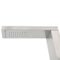 vidaXL Ducha de exterior de acero inoxidable cuadrada