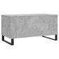 vidaXL Mesa de centro madera contrachapada gris hormigón 90x44,5x45 cm vidaXL Mesa de centro madera contrachapada gris hormigón 90x44,5x45 cm