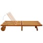 vidaXL Tumbona de jardín 2 personas y cojines madera maciza de acacia vidaXL Tumbona de jardín 2 personas y cojines madera maciza de acacia