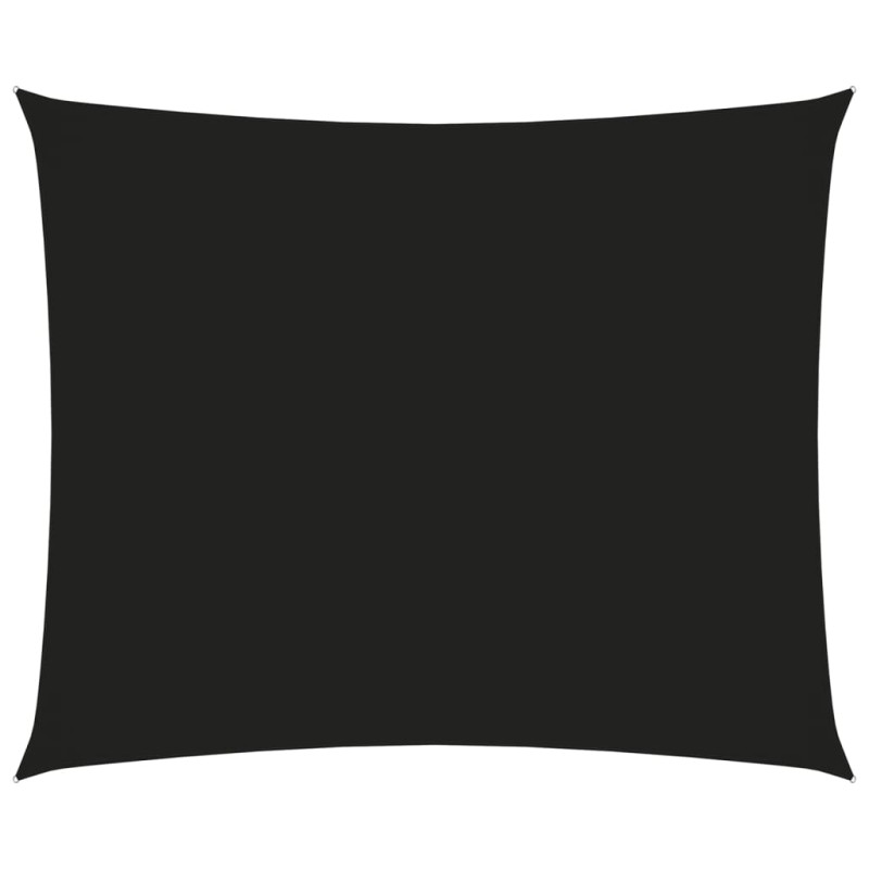 vidaXL Toldo de vela rectangular tela Oxford negro 2,5x3,5 m vidaXL Toldo de vela rectangular tela Oxford negro 2,5x3,5 m