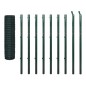 vidaXL Euro Valla de acero verde 10x1,7 m vidaXL Euro Valla de acero verde 10x1,7 m