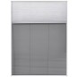 vidaXL Mosquitera plisada para ventanas contra el sol aluminio 60x80cm vidaXL Mosquitera plisada para ventanas contra el sol aluminio 60x80cm