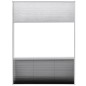 vidaXL Mosquitera plisada para ventanas contra el sol aluminio 60x80cm vidaXL Mosquitera plisada para ventanas contra el sol aluminio 60x80cm