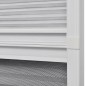 vidaXL Mosquitera plisada para ventanas contra el sol aluminio 60x80cm vidaXL Mosquitera plisada para ventanas contra el sol aluminio 60x80cm