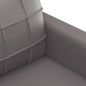 vidaXL Juego de sofás con cojines 4 piezas cuero sintético gris vidaXL Juego de sofás con cojines 4 piezas cuero sintético gris