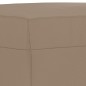 vidaXL Juego de sofás con cojines 4 piezas cuero sintético capuchino vidaXL Juego de sofás con cojines 4 piezas cuero sintético capuchino