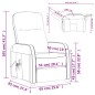 vidaXL Sillón de masaje de cuero sintético negro vidaXL Sillón de masaje de cuero sintético negro