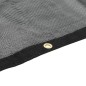 vidaXL Red para contenedor de transporte HDPE negro 3x6 m