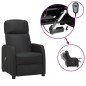 vidaXL Sillón de masaje eléctrico cuero sintético negro vidaXL Sillón de masaje eléctrico cuero sintético negro