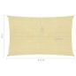 vidaXL Toldo de vela beige HDPE 160 g/m² 2x4,5 m vidaXL Toldo de vela beige HDPE 160 g/m² 2x4,5 m