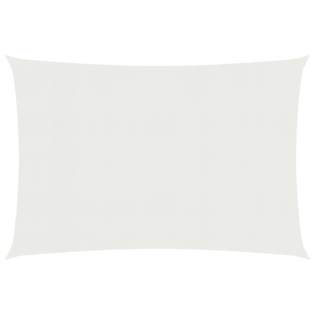 vidaXL Toldo de vela blanco HDPE 160 g/m² 4x7 m