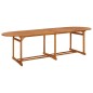 vidaXL Mesa de comedor jardín 280x90x75 cm madera maciza de acacia vidaXL Mesa de comedor jardín 280x90x75 cm madera maciza de acacia
