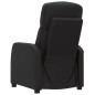 vidaXL Sillón de masaje eléctrico cuero sintético negro vidaXL Sillón de masaje eléctrico cuero sintético negro