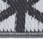 vidaXL Alfombra de exterior PP negra 80x250 cm vidaXL Alfombra de exterior PP negra 80x250 cm