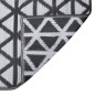 vidaXL Alfombra de exterior PP negra 80x250 cm vidaXL Alfombra de exterior PP negra 80x250 cm