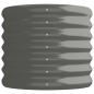 vidaXL Jardinera arriate acero recubrimiento polvo gris 114x40x36 cm vidaXL Jardinera arriate acero recubrimiento polvo gris 114x40x36 cm