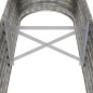 vidaXL Jardinera arriate acero recubrimiento polvo plata 152x40x36 cm vidaXL Jardinera arriate acero recubrimiento polvo plata 152x40x36 cm