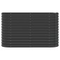 vidaXL Jardinera arriate acero recubierto polvo antracita 114x40x68 cm vidaXL Jardinera arriate acero recubierto polvo antracita 114x40x68 cm