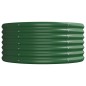 vidaXL Jardinera arriate acero recubrimiento polvo verde 296x80x36 cm vidaXL Jardinera arriate acero recubrimiento polvo verde 296x80x36 cm