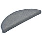 vidaXL Alfombras de peldaños de escalera 15 uds gris azul 56x17x3 cm vidaXL Alfombras de peldaños de escalera 15 uds gris azul 56x17x3 cm