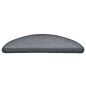 vidaXL Alfombras de peldaños de escalera 15 uds gris azul 56x17x3 cm vidaXL Alfombras de peldaños de escalera 15 uds gris azul 56x17x3 cm