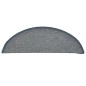 vidaXL Alfombras de peldaños de escalera 15 uds gris azul 56x17x3 cm vidaXL Alfombras de peldaños de escalera 15 uds gris azul 56x17x3 cm