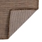 vidaXL Alfombra de exterior de tejido plano marrón 80x250 cm vidaXL Alfombra de exterior de tejido plano marrón 80x250 cm