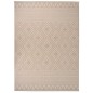 vidaXL Alfombra de exterior de tejido plano rayas marrones 200x280 cm vidaXL Alfombra de exterior de tejido plano rayas marrones 200x280 cm