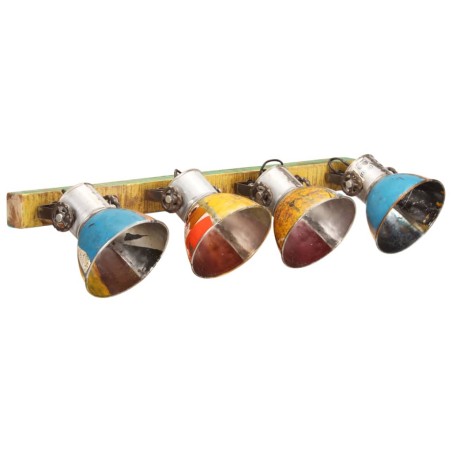 vidaXL Lámpara de pared industrial multicolor E27 90x25 cm