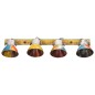 vidaXL Lámpara de pared industrial multicolor E27 90x25 cm