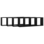 vidaXL Estantes cubo de pared 4 uds contrachapado negro 80x15x26,5 cm vidaXL Estantes cubo de pared 4 uds contrachapado negro 80x15x26,5 cm