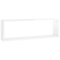 vidaXL Estante de pared 4 uds contrachapado blanco brillo 80x15x26,5cm vidaXL Estante de pared 4 uds contrachapado blanco brillo 80x15x26,5cm