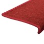 vidaXL Alfombras de peldaños de escalera 15 uds rojo 65x21x4 cm vidaXL Alfombras de peldaños de escalera 15 uds rojo 65x21x4 cm