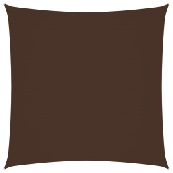 vidaXL Toldo de vela rectangular tela Oxford marrón 2,5x3 m
