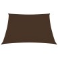 vidaXL Toldo de vela rectangular tela Oxford marrón 2,5x3 m vidaXL Toldo de vela rectangular tela Oxford marrón 2,5x3 m