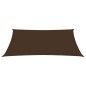 vidaXL Toldo de vela rectangular tela Oxford marrón 6x7 m vidaXL Toldo de vela rectangular tela Oxford marrón 6x7 m