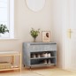 vidaXL Mueble zapatero madera contrachapada gris hormigón 70x36x60 cm vidaXL Mueble zapatero madera contrachapada gris hormigón 70x36x60 cm