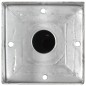 vidaXL Picas de tierra 6 uds acero galvanizado plateado 12x12x56 cm