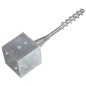 vidaXL Picas de tierra 6 uds acero galvanizado plateado 14x14x58 cm vidaXL Picas de tierra 6 uds acero galvanizado plateado 14x14x58 cm