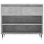 vidaXL Mueble zapatero madera contrachapada gris hormigón 70x36x60 cm vidaXL Mueble zapatero madera contrachapada gris hormigón 70x36x60 cm