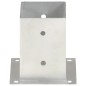 vidaXL Anclajes para postes 4 unidades metal galvanizado 101 mm vidaXL Anclajes para postes 4 unidades metal galvanizado 101 mm