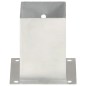 vidaXL Anclajes para postes 4 unidades metal galvanizado 101 mm vidaXL Anclajes para postes 4 unidades metal galvanizado 101 mm