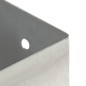 vidaXL Anclajes para postes 4 unidades metal galvanizado 101 mm vidaXL Anclajes para postes 4 unidades metal galvanizado 101 mm