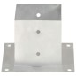 vidaXL Anclajes para postes 4 unidades metal galvanizado 141 mm vidaXL Anclajes para postes 4 unidades metal galvanizado 141 mm